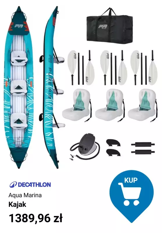Decathlon - gazetka promocyjna Kajaki na wakacje   - strona 3
