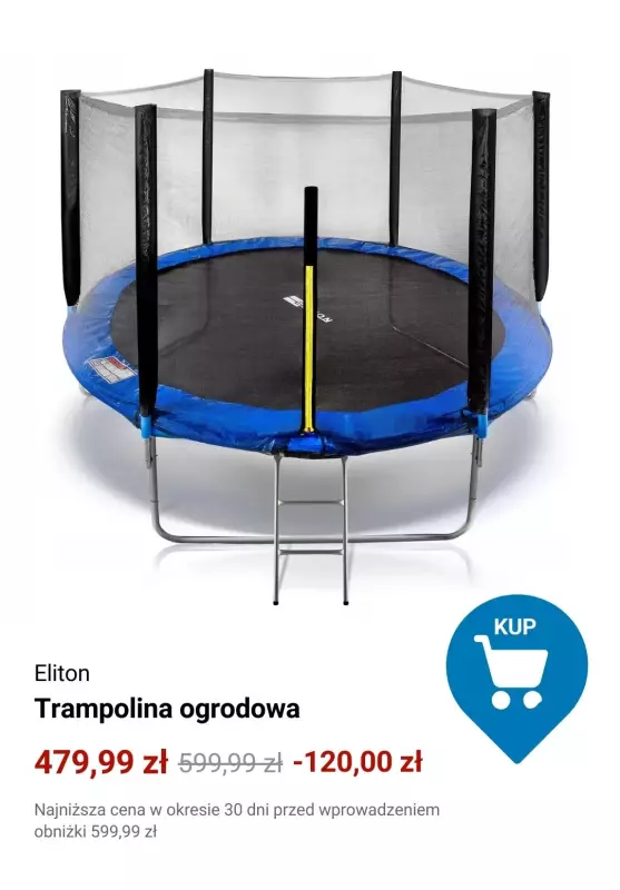 Decathlon - gazetka promocyjna Trampoliny ogrodowe w supercenach   - strona 3