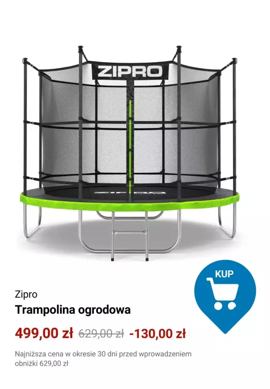 Decathlon - gazetka promocyjna Trampoliny ogrodowe w supercenach od czwartku 15.05  - strona 7