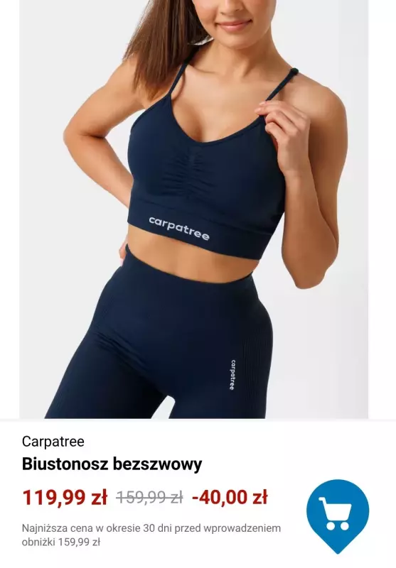 Decathlon - gazetka promocyjna Okazje odzieży fitness Carpatree   - strona 2