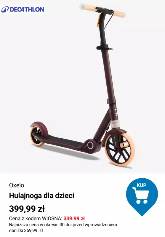 Decathlon - gazetka promocyjna Hulajnogi dla dzieci od poniedziałku 09.06  - strona 8