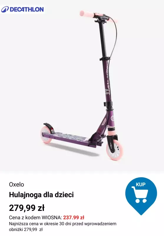 Decathlon - gazetka promocyjna Hulajnogi dla dzieci od poniedziałku 09.06  - strona 9