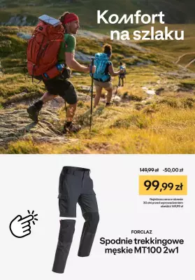 Decathlon - gazetka promocyjna Spodnie turystyczne i trekkingowe od środy 11.06 