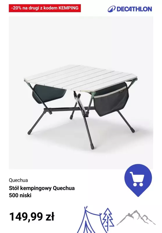 Decathlon - gazetka promocyjna -20% na drugi produkt na KEMPING od poniedziałku 16.06 do niedzieli 29.06 - strona 10