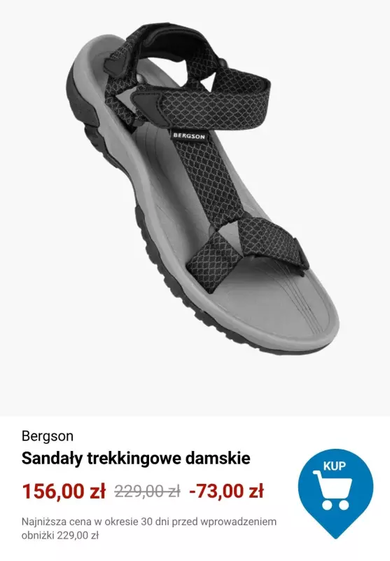 Decathlon - gazetka promocyjna Sandały damskie w extra cenach od piątku 20.06  - strona 2