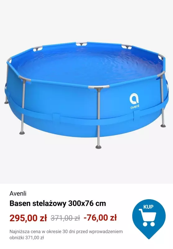 Decathlon - gazetka promocyjna Wyprzedaż na baseny ogrodowe od poniedziałku 23.06  - strona 4