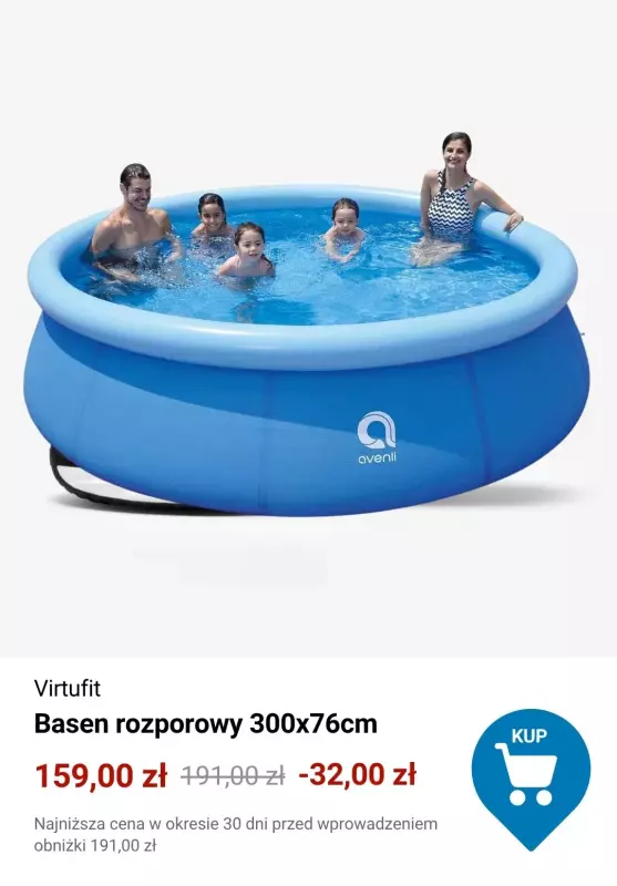Decathlon - gazetka promocyjna Wyprzedaż na baseny ogrodowe od poniedziałku 23.06  - strona 7