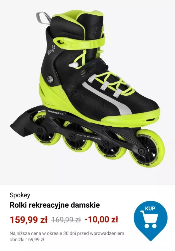 Decathlon - gazetka promocyjna Okazje na łyżworolki   - strona 3