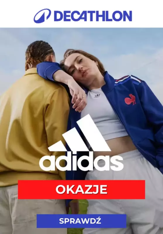 Decathlon - gazetka promocyjna Okazje na markę Adidas od piątku 27.06 