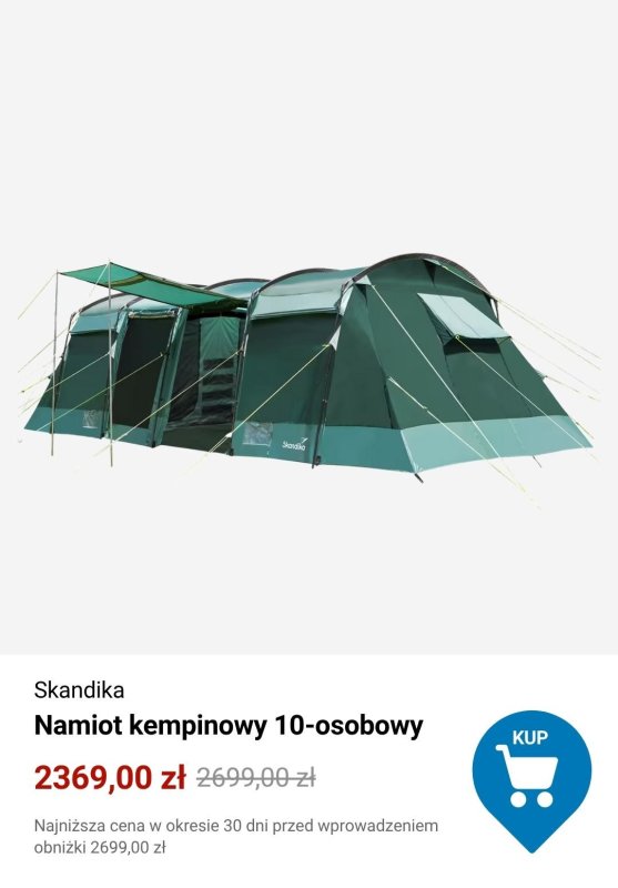 Decathlon - gazetka promocyjna Okazje na namioty od poniedziałku 30.06  - strona 6