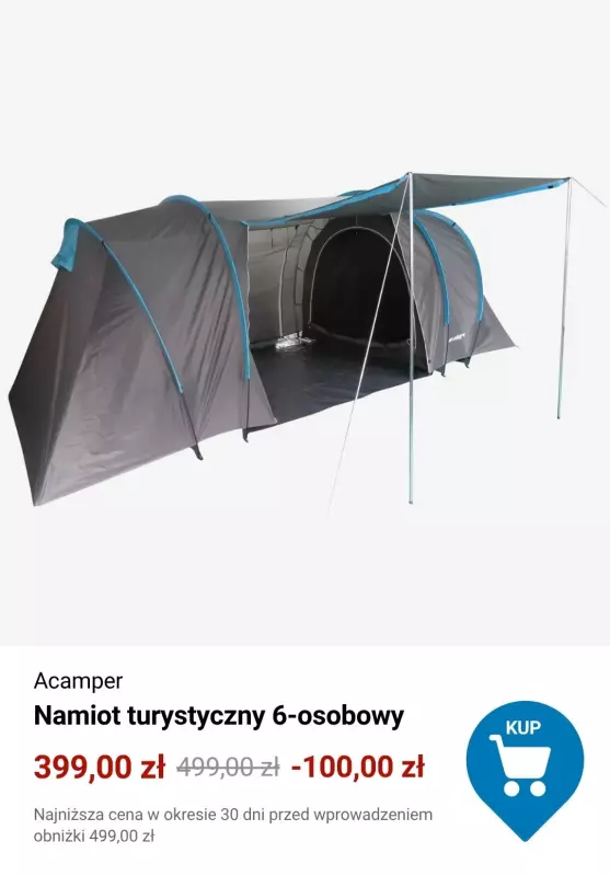 Decathlon - gazetka promocyjna Okazje na namioty   - strona 2