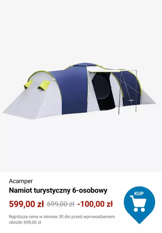 Decathlon - gazetka promocyjna Okazje na namioty   - strona 3