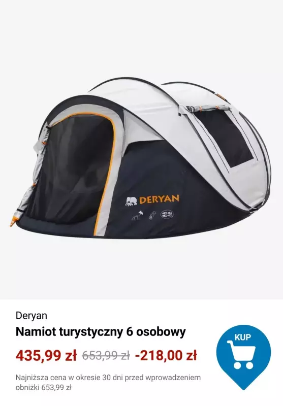 Decathlon - gazetka promocyjna Okazje na namioty od poniedziałku 30.06  - strona 4