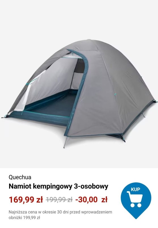 Decathlon - gazetka promocyjna Okazje na namioty od poniedziałku 30.06  - strona 9
