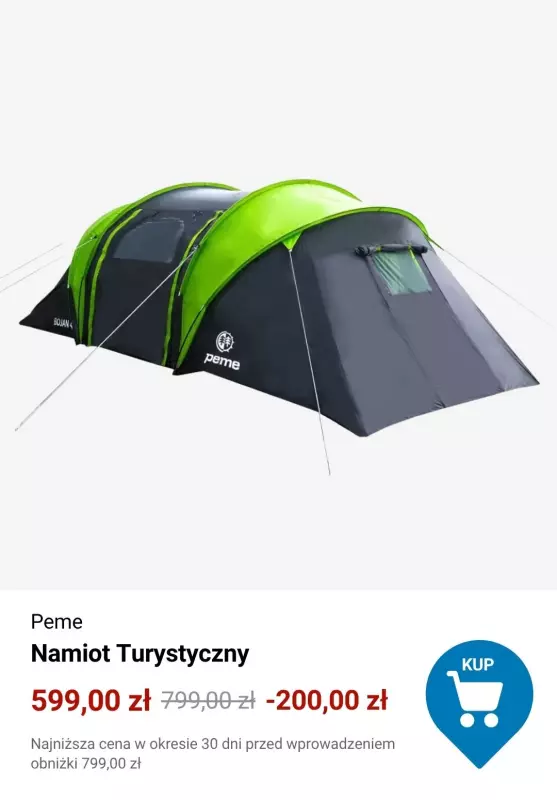 Decathlon - gazetka promocyjna Okazje na namioty od poniedziałku 30.06  - strona 7