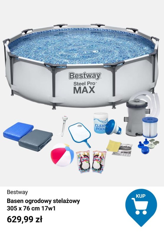 Decathlon - gazetka promocyjna Baseny ogrodowe w supercenach! od piątku 04.07  - strona 4