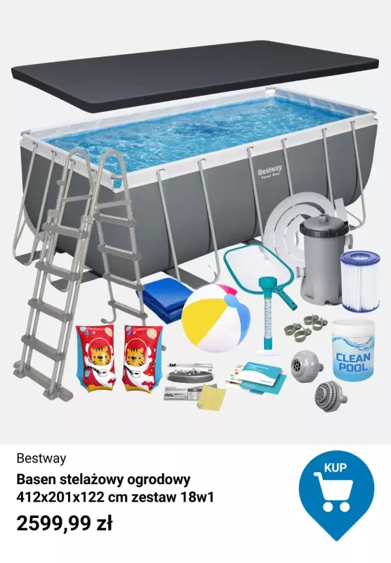 Decathlon - gazetka promocyjna Baseny ogrodowe w supercenach! od piątku 04.07  - strona 6