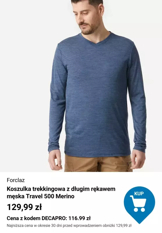 Decathlon - gazetka promocyjna -10% na wybraną ofertę turystyki i wspinaczki   - strona 3