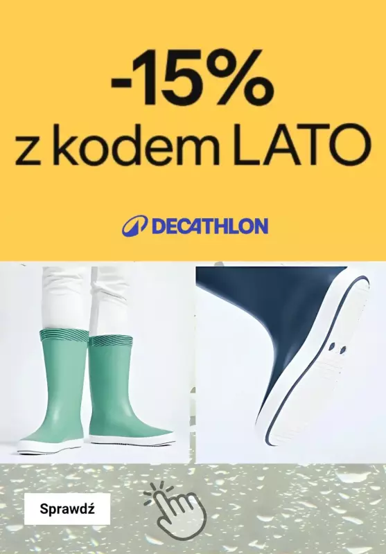 Decathlon - gazetka promocyjna -15% z kodem rabatowym  