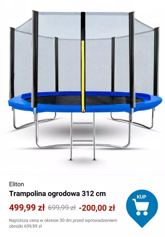 Decathlon - gazetka promocyjna Trampoliny ogrodowe na wakacje od środy 16.07  - strona 4