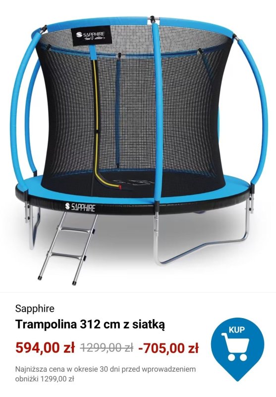 Decathlon - gazetka promocyjna Trampoliny ogrodowe na wakacje od środy 16.07  - strona 8
