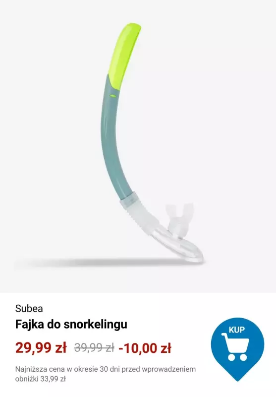 Decathlon - gazetka promocyjna Maski, fajki, płetwy nurkowe od wtorku 22.07  - strona 2