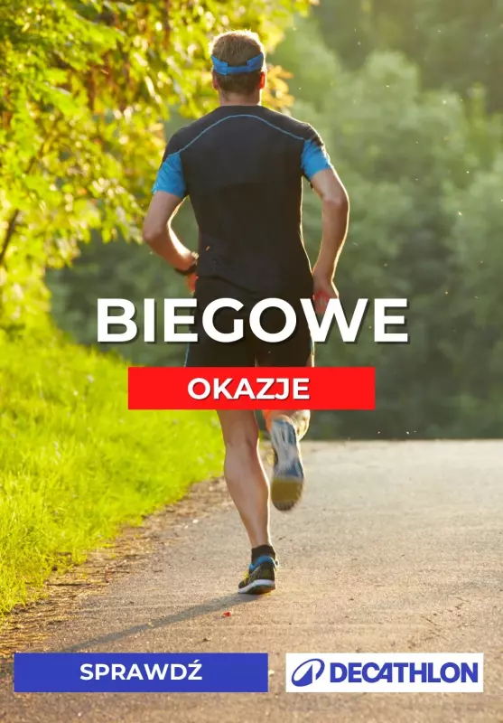 Decathlon - gazetka promocyjna Biegowe okazje  