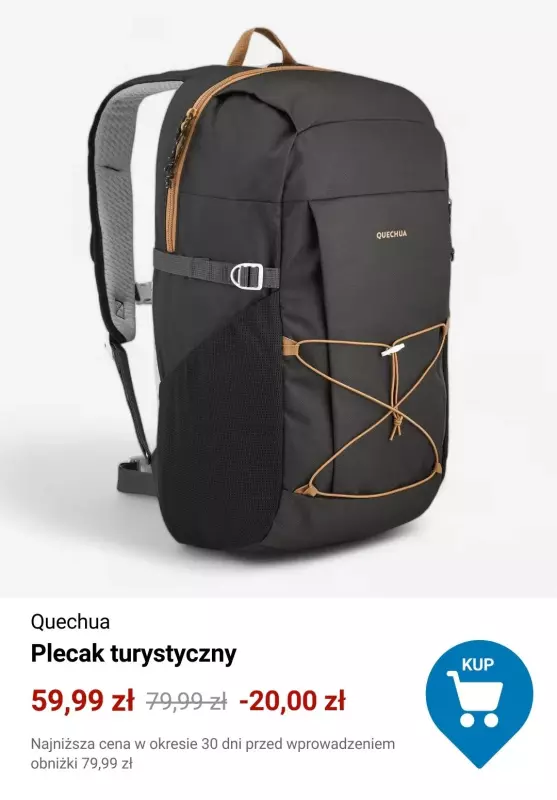 Decathlon - gazetka promocyjna Wygodne i praktyczne plecaki turystyczne   - strona 2