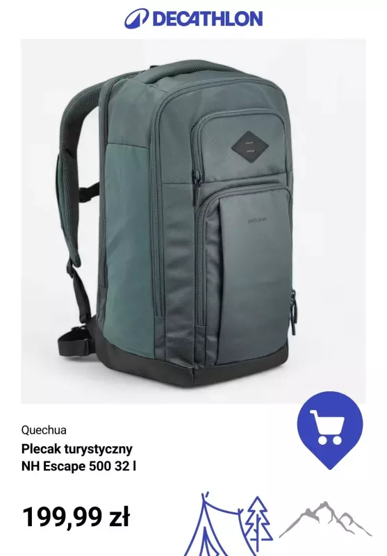 Decathlon - gazetka promocyjna Wygodne i praktyczne plecaki turystyczne   - strona 3