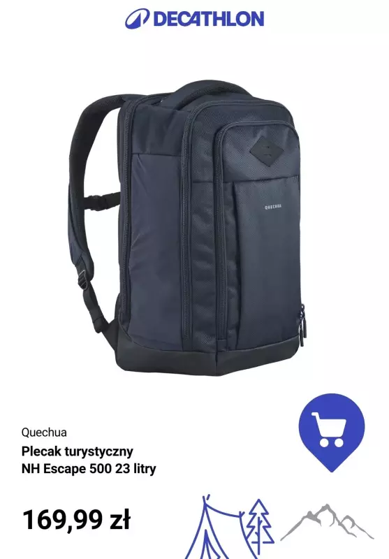 Decathlon - gazetka promocyjna Wygodne i praktyczne plecaki turystyczne od środy 13.08  - strona 4