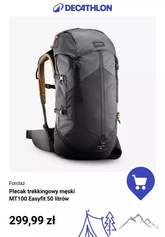 Decathlon - gazetka promocyjna Wygodne i praktyczne plecaki turystyczne od środy 13.08  - strona 7