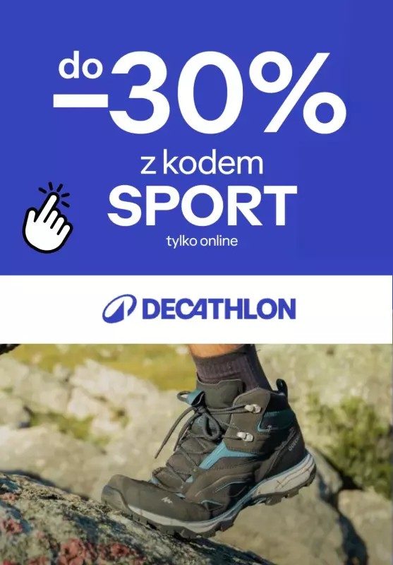 Decathlon - gazetka promocyjna Do -30% tylko online od wtorku 09.09 do czwartku 11.09