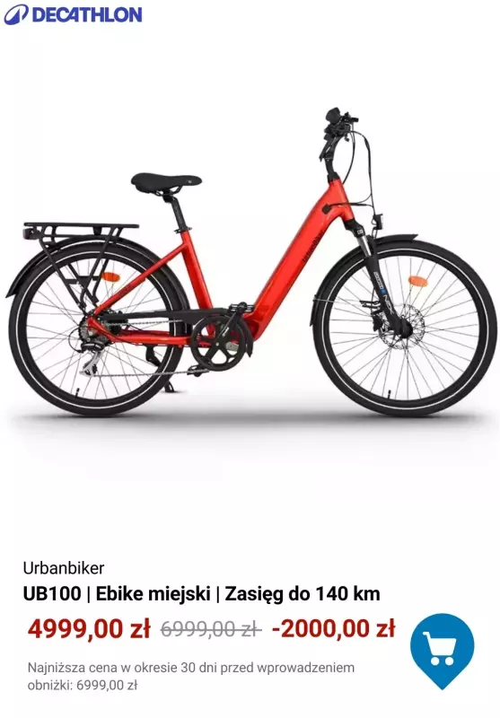 Decathlon - gazetka promocyjna ROWERY w promocyjnych cenach od czwartku 18.09  - strona 7