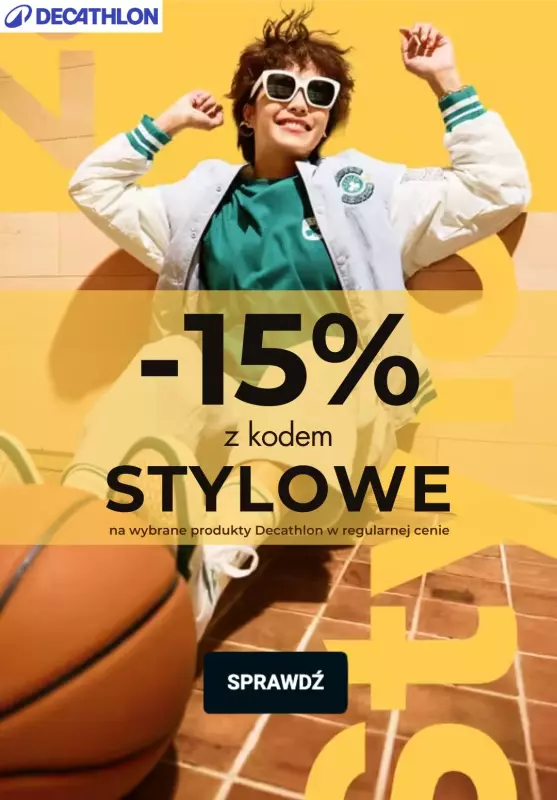 Decathlon - gazetka promocyjna -15% z KODEM na produkty w regularnej cenie od piątku 26.09 
