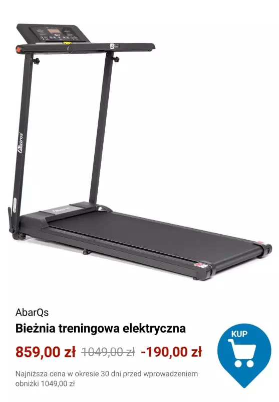 Decathlon - gazetka promocyjna Bieżnie elektryczne do domu   - strona 2