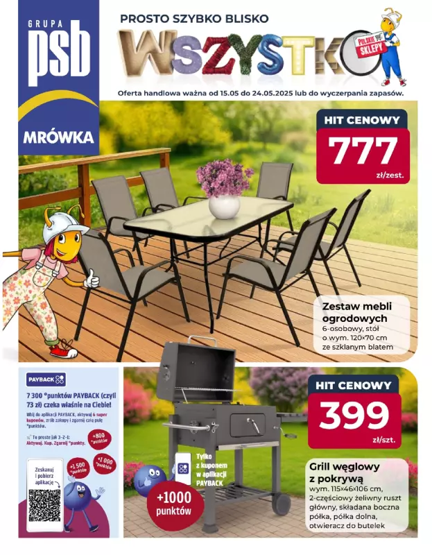 PSB Mrówka - gazetka promocyjna Gazetka  do soboty 24.05