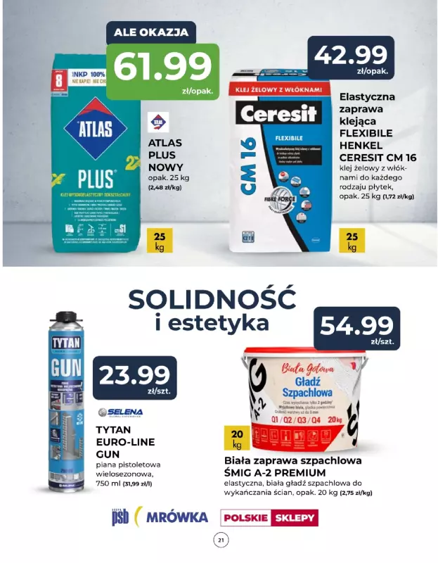 PSB Mrówka - gazetka promocyjna Gazetka  do soboty 24.05 - strona 21