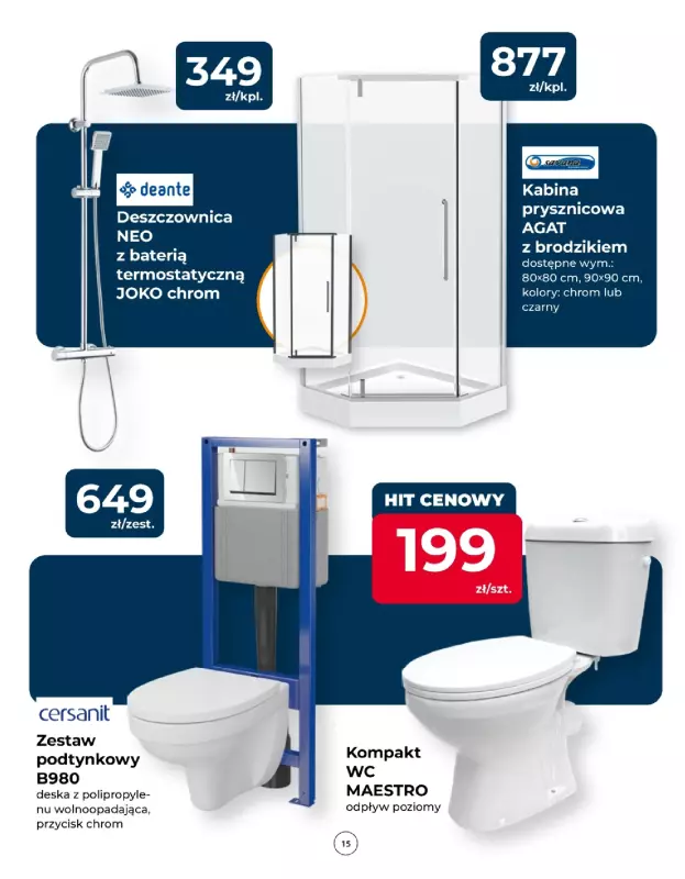 PSB Mrówka - gazetka promocyjna Gazetka od czwartku 07.08 do soboty 16.08 - strona 15