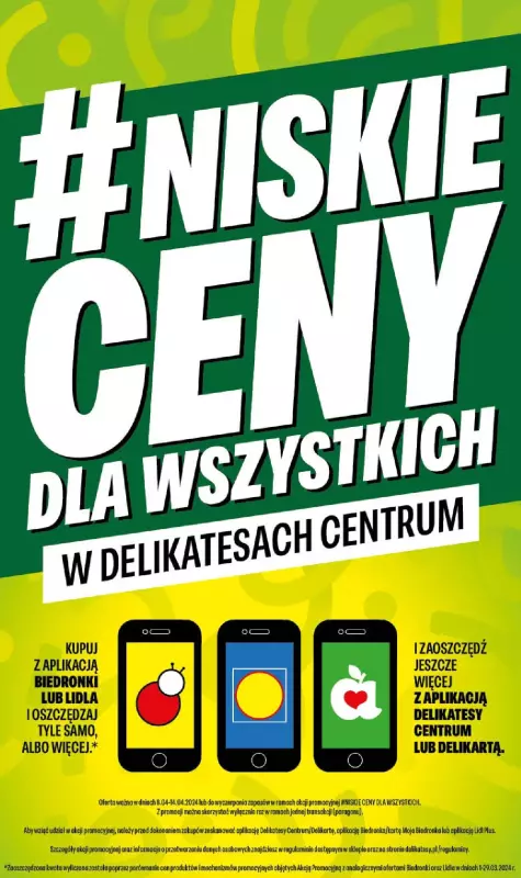Delikatesy Centrum - gazetka promocyjna Gazetka od poniedziałku od poniedziałku 08.04 do niedzieli 14.04