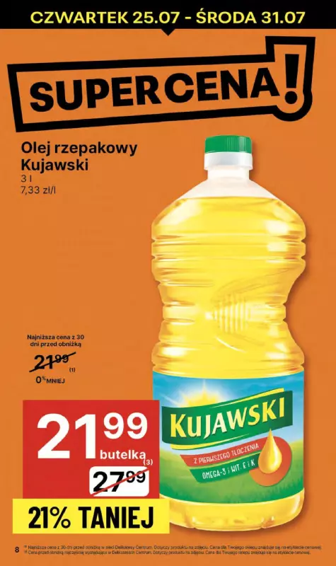 Delikatesy Centrum - gazetka promocyjna Gazetka od czwartku 25.07 do środy 31.07 - strona 8