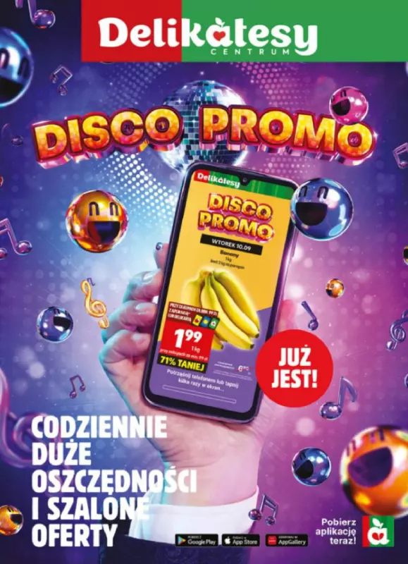 Delikatesy Centrum - gazetka promocyjna Gazetka  do niedzieli 15.09