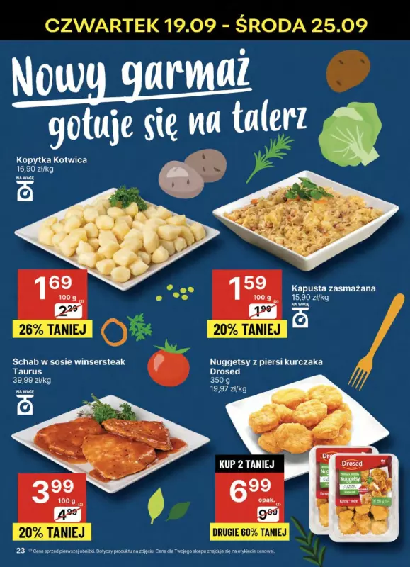 Delikatesy Centrum - gazetka promocyjna Gazetka od czwartku 19.09 do środy 25.09 - strona 23