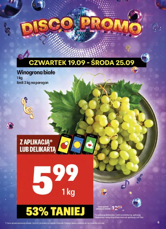 Delikatesy Centrum - gazetka promocyjna Gazetka od czwartku 19.09 do środy 25.09 - strona 6