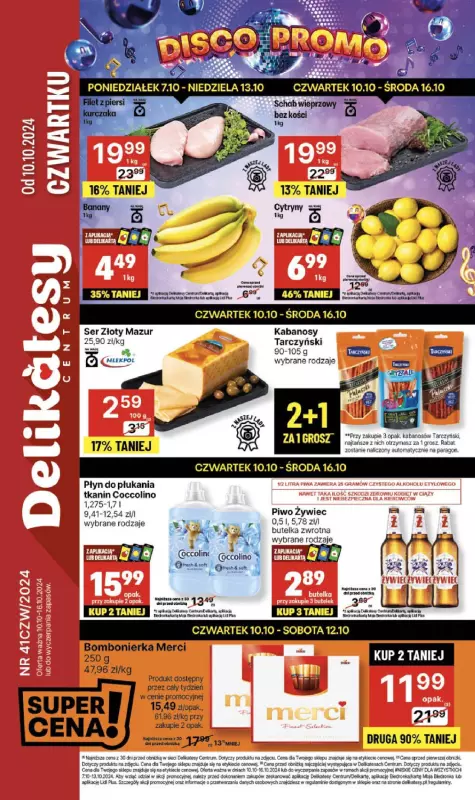 Delikatesy Centrum - gazetka promocyjna Gazetka od czwartku od czwartku 10.10 do środy 16.10