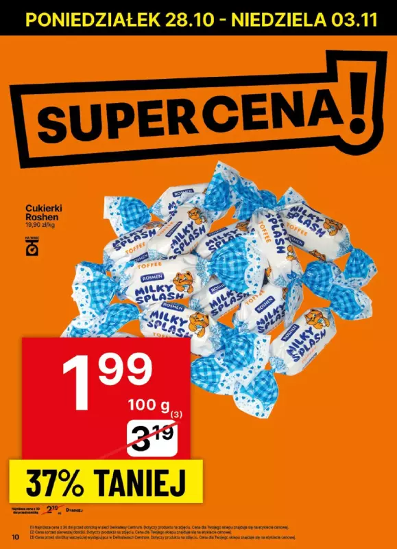 Delikatesy Centrum - gazetka promocyjna Gazetka  do niedzieli 03.11 - strona 10