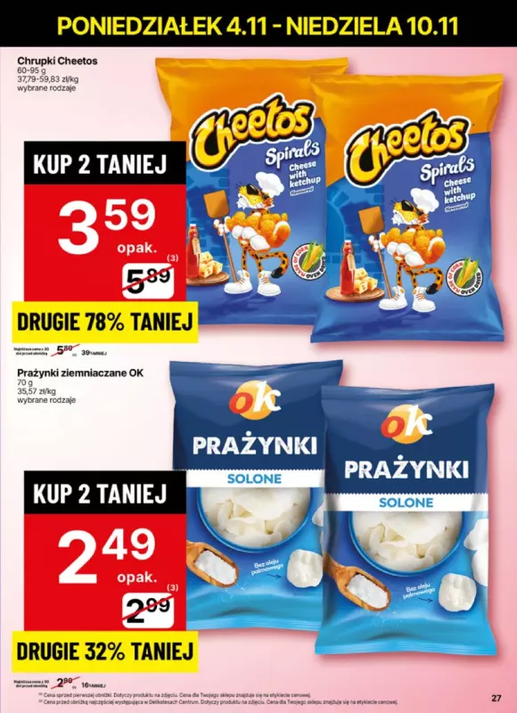 Delikatesy Centrum - gazetka promocyjna Gazetka  do niedzieli 10.11 - strona 27