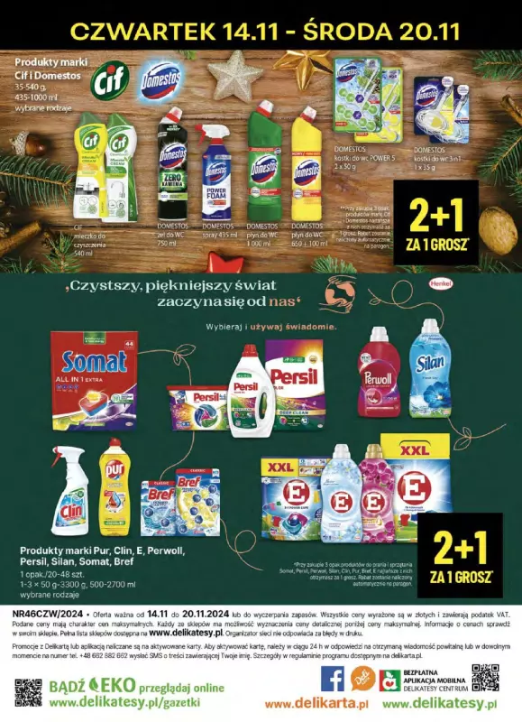 Delikatesy Centrum - gazetka promocyjna Gazetka  do środy 20.11 - strona 30