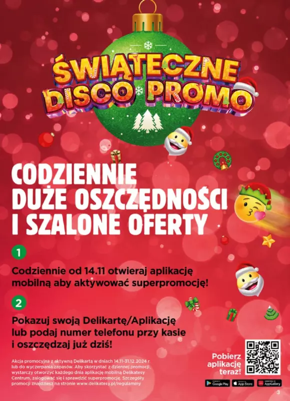 Delikatesy Centrum - gazetka promocyjna Gazetka  do niedzieli 24.11 - strona 3