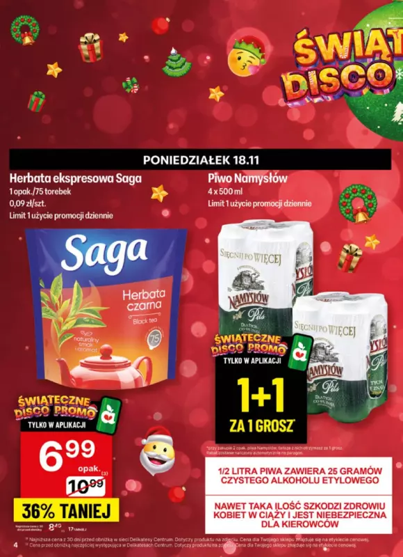 Delikatesy Centrum - gazetka promocyjna Gazetka  do niedzieli 24.11 - strona 4