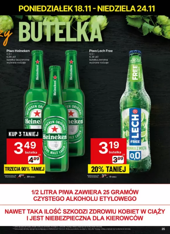 Delikatesy Centrum - gazetka promocyjna Gazetka  do niedzieli 24.11 - strona 35